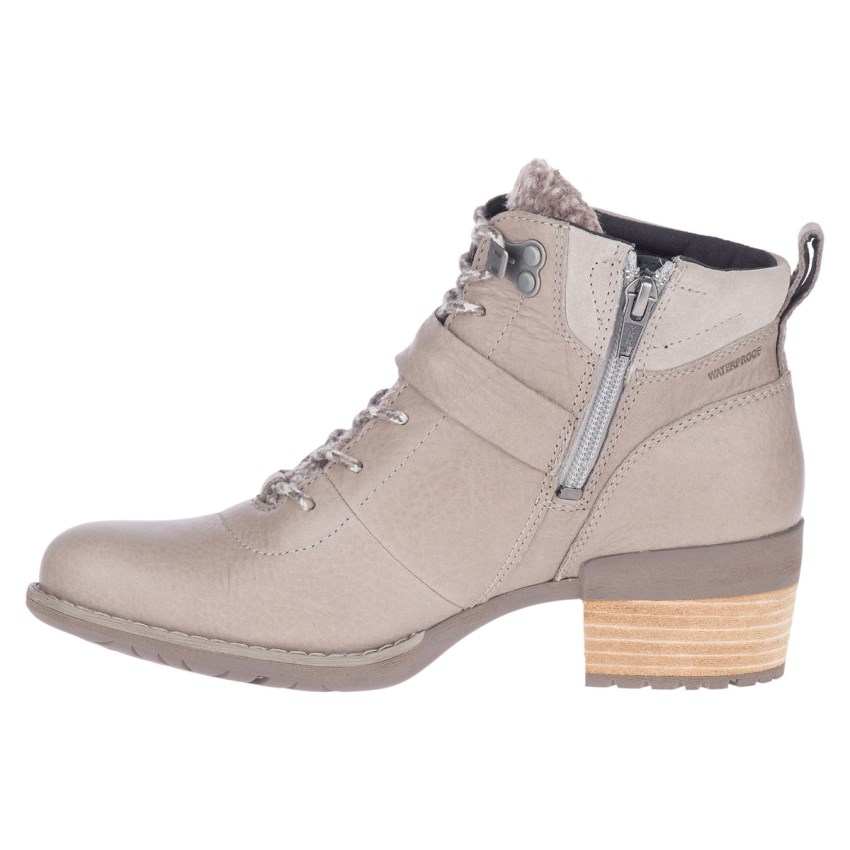 Bottes Merrell Shiloh II Lace Waterproof Grise Femme | E.R.ELOI